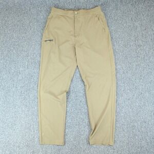 Eddie Bauer Gorpcore Performance Hiking Pants Mens L Olive Green Khaki Ripstop